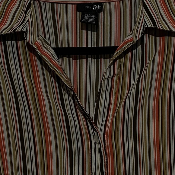 east 5th petite striped button down - Picture 2 of 2